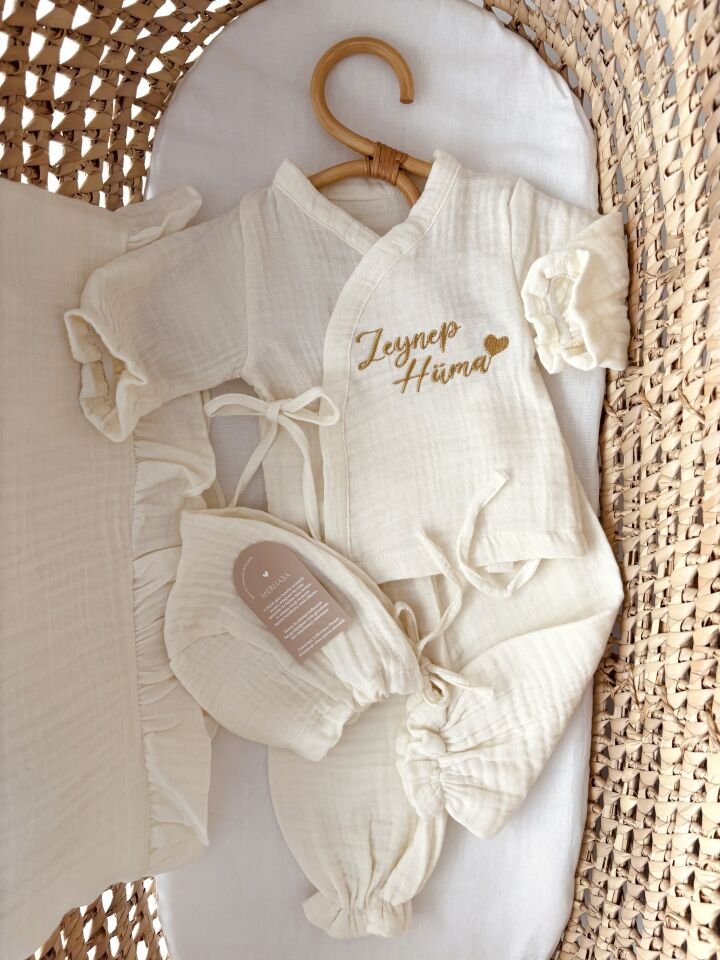 KREM MÜSLİN HASTANE ÇIKIŞ