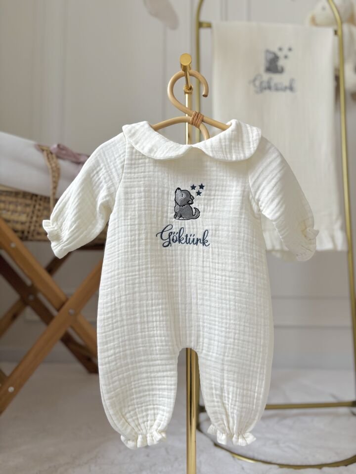 KREM MÜSLİN HASTANE ÇIKIŞI ERKEK