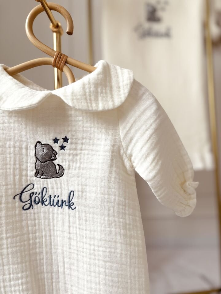 KREM MÜSLİN HASTANE ÇIKIŞI ERKEK