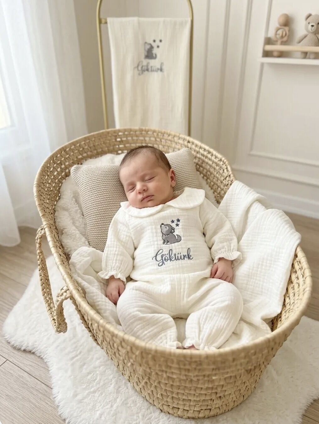 KREM MÜSLİN HASTANE ÇIKIŞI ERKEK